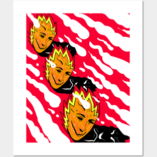 fire face go! Posters and Art